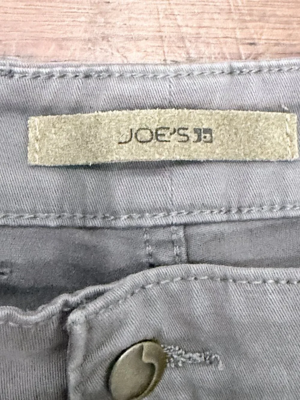 Joe’s Jeans The Classic Straight Leg Gray Stretch Chino Pants Men’s 46 Short
